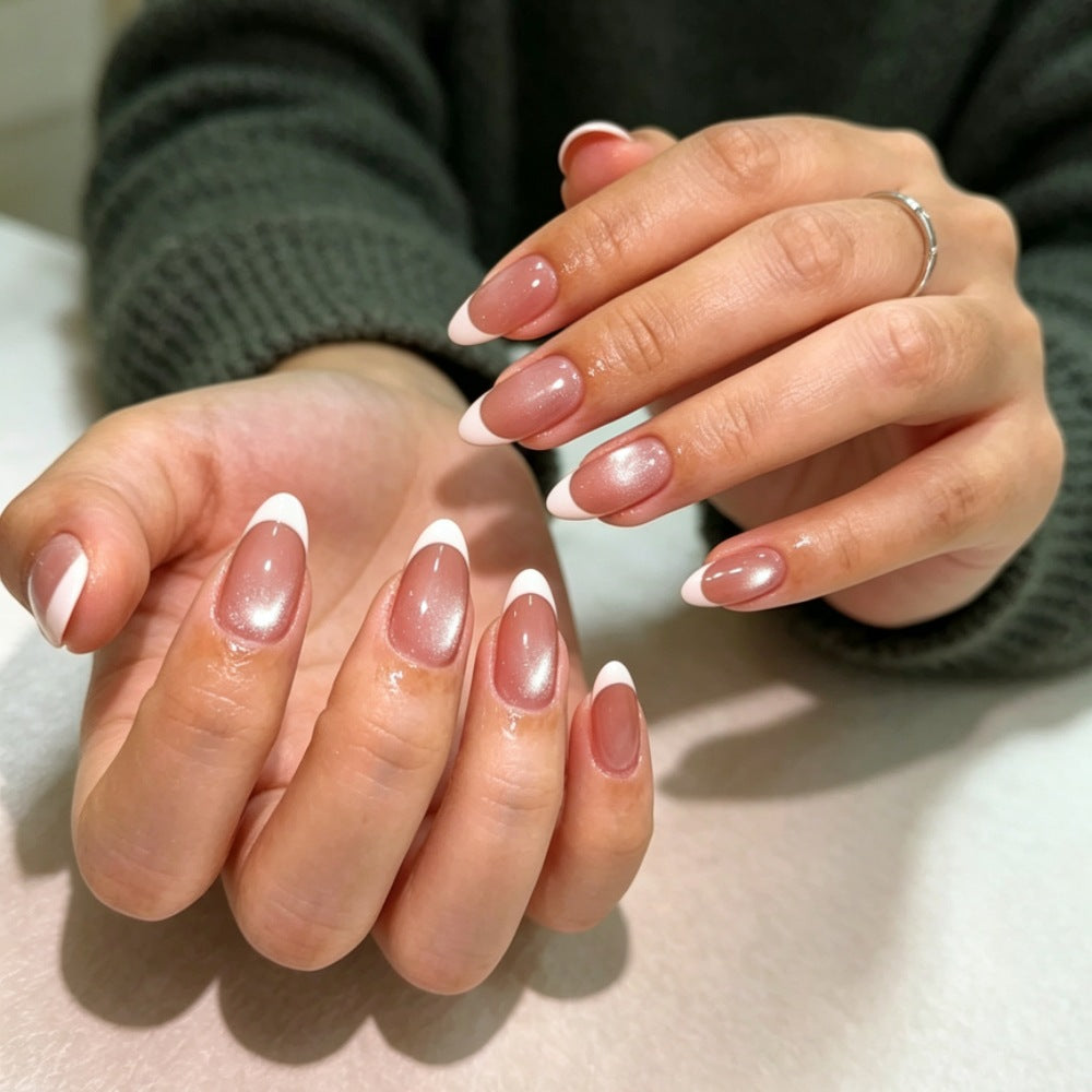 Floral Design Stiletto Press-On Nails
