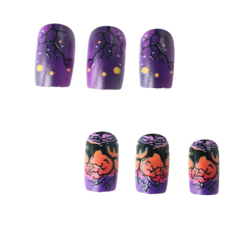 Artistic Halloween Nail Art Enhancements Kalsten