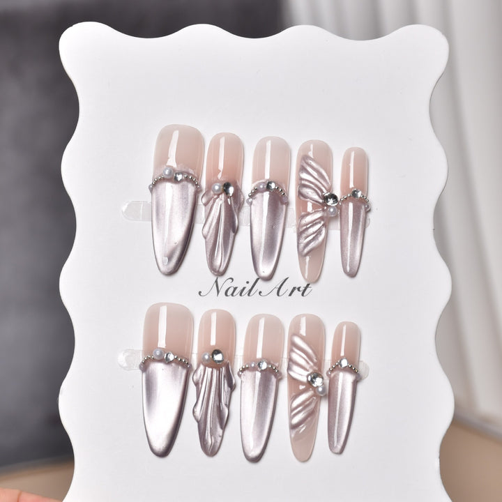 Glamorous Press-On Nail Art Set Kalsten