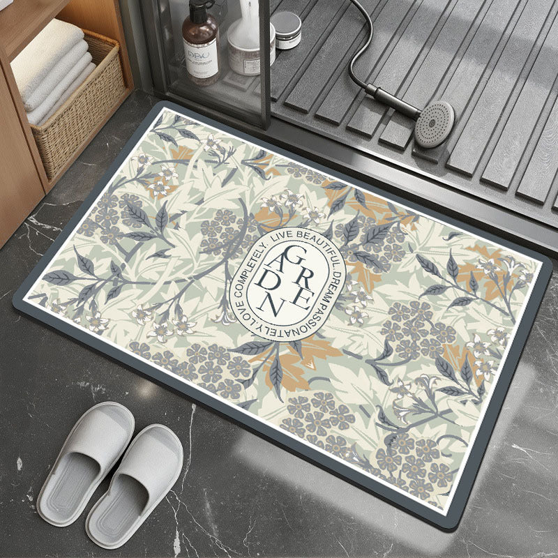 Decorative Motivational Bath Mat Kalsten