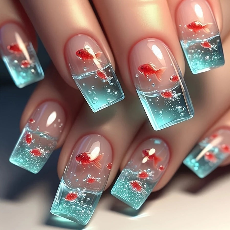 Iridescent Acrylic Nail Enhancements Kalsten