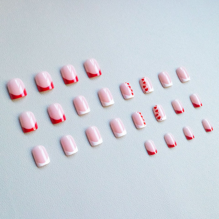 French Tip Acrylic Nail Art