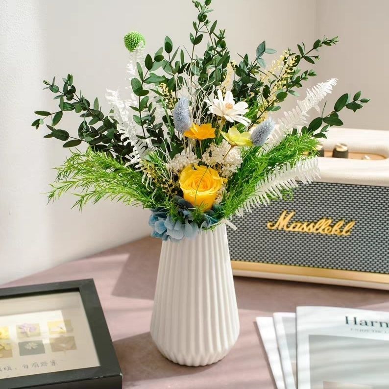 Whimsical Dried Floral Bouquet