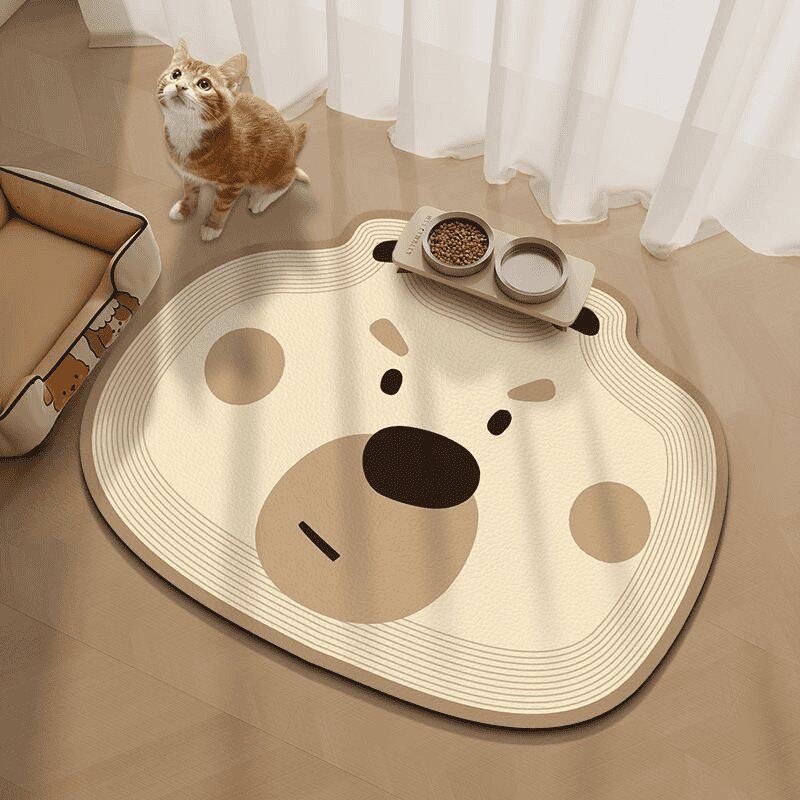 Cartoon Zebra Bath Mat for Bathrooms