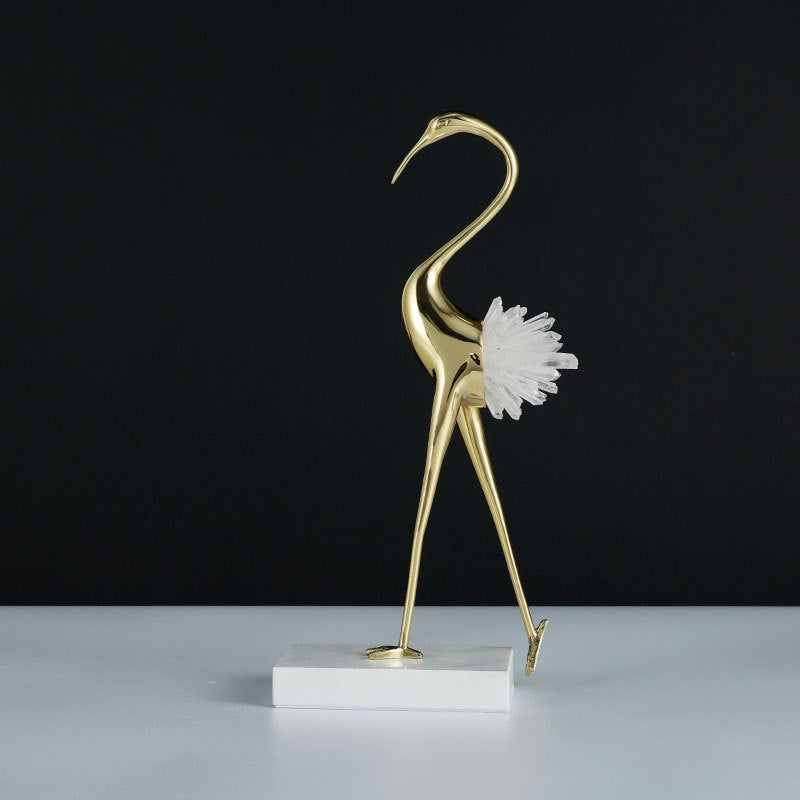 Elegant Decorative Bird Sculpture