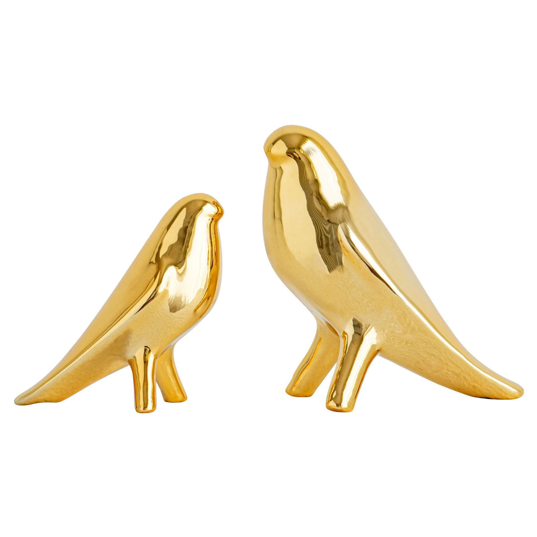 Elegant Artificial Ceramic Bird Sculpture Kalsten