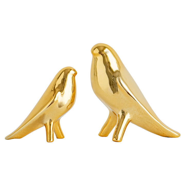 Elegant Artificial Ceramic Bird Sculpture Kalsten