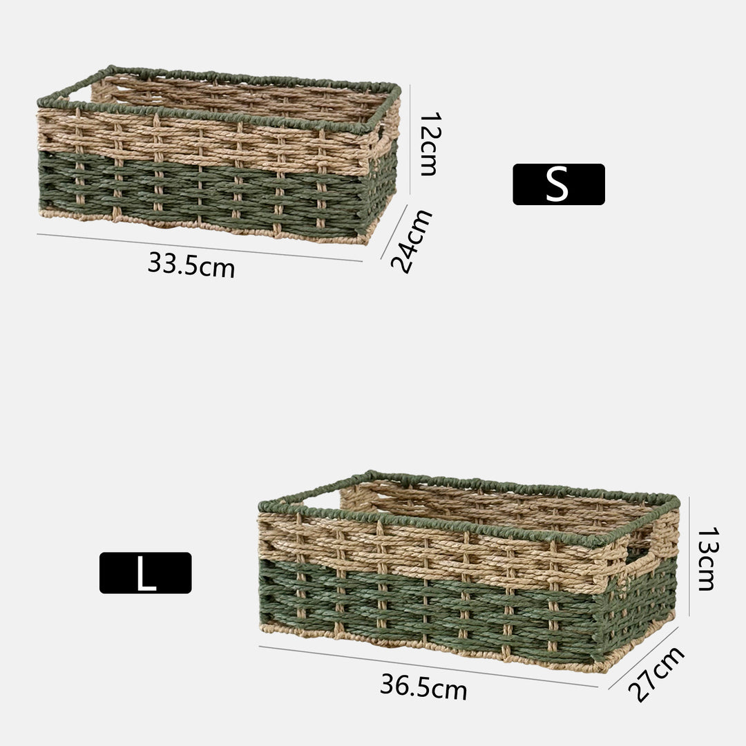 Handcrafted storage basket in natural design Kalsten