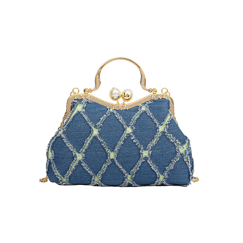 Vintage-Inspired Embellished Handbag