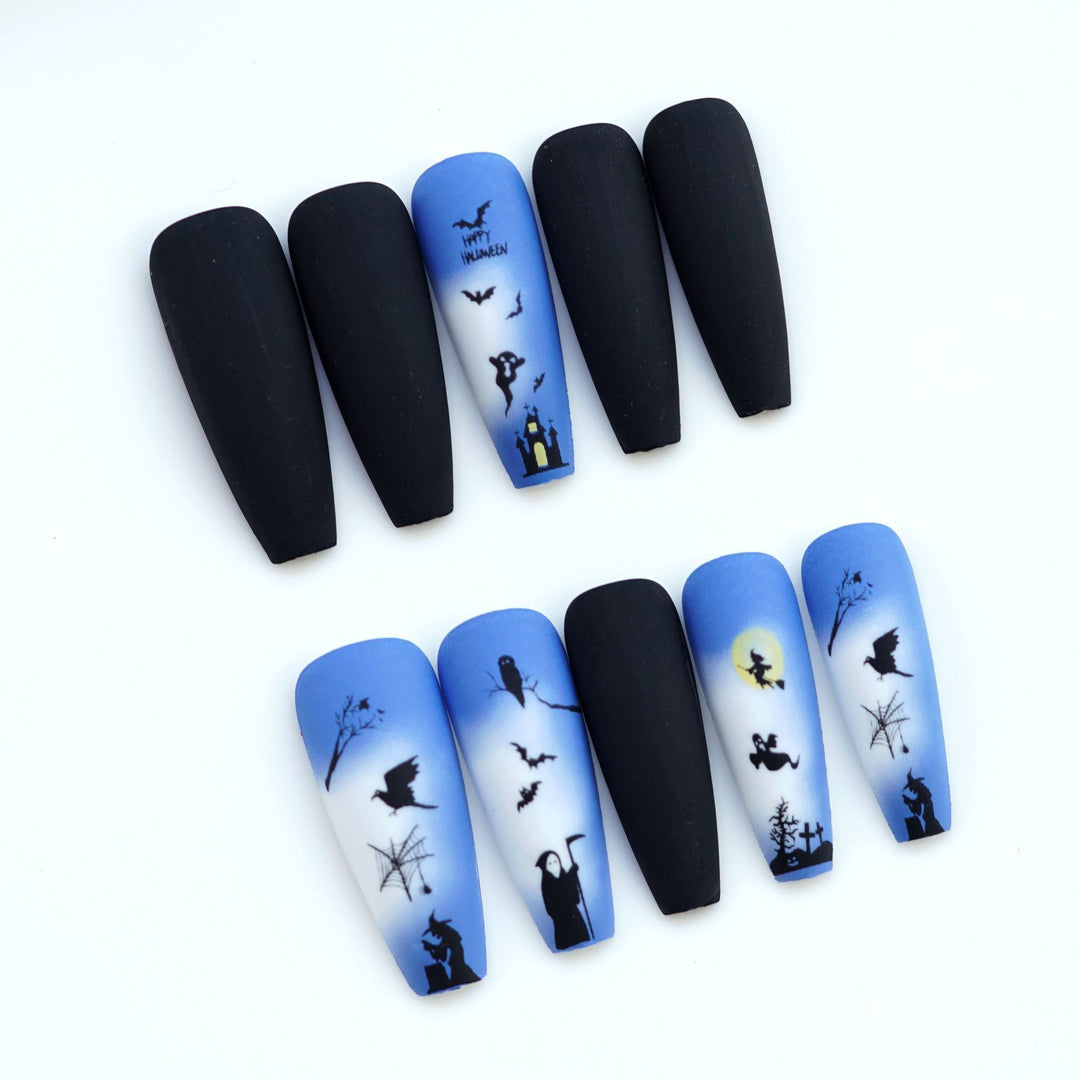 Halloween-Themed Nail Art Kalsten