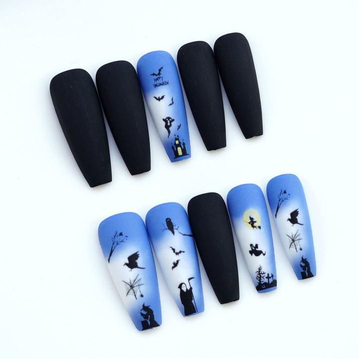 Halloween-Themed Nail Art Kalsten