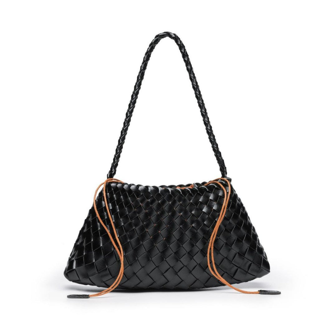 Textured Woven Slouchy Shoulder Bag Kalsten