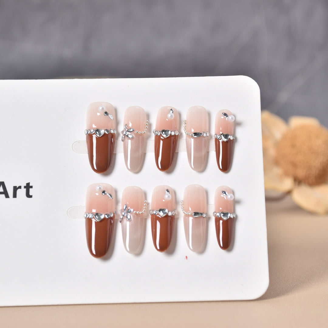 Decorative Animal Print Press-On Nail Set Kalsten