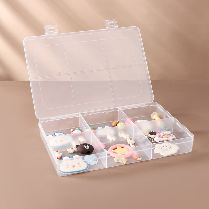 Multi-Compartment Transparent Organizer Box Kalsten