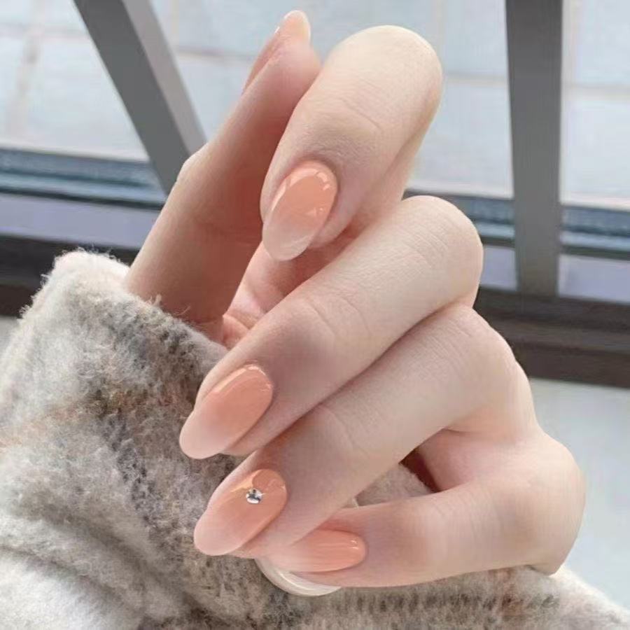 Elegant Almond-Shaped Press-On Nail Extensions Kalsten
