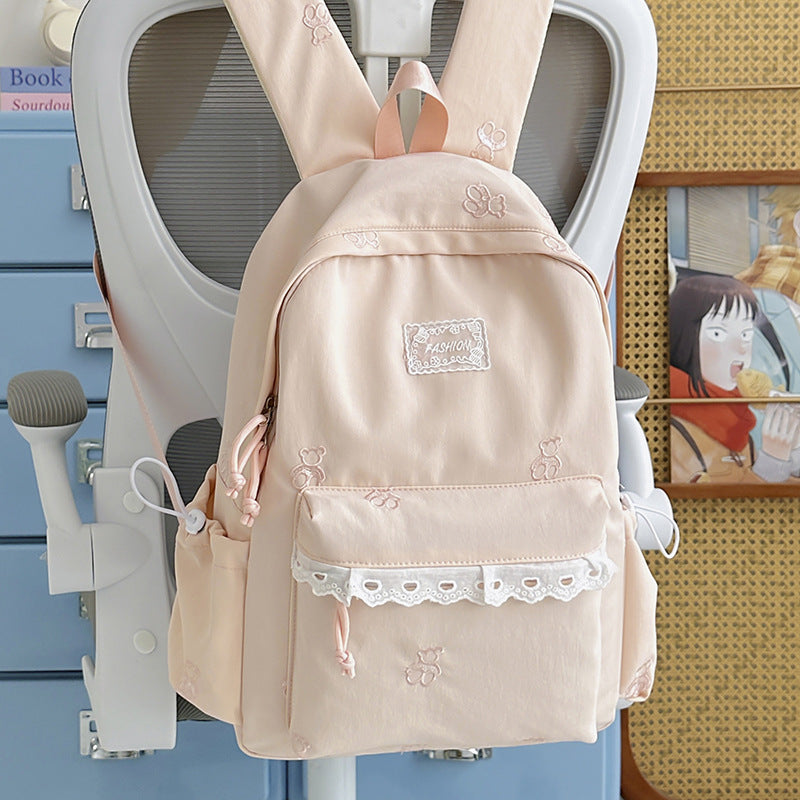 Charming Embroidered Backpack Kalsten