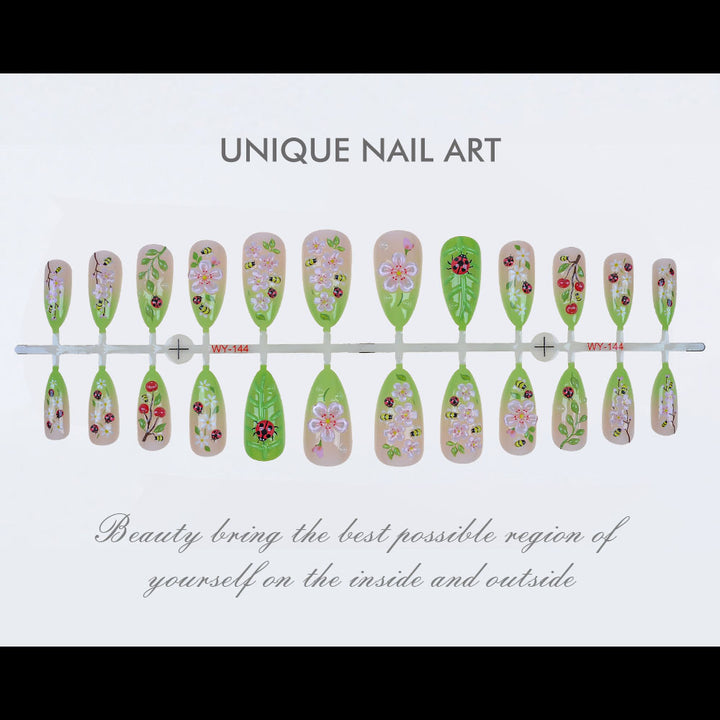 Botanical Themed Press-On Nail Kit Kalsten