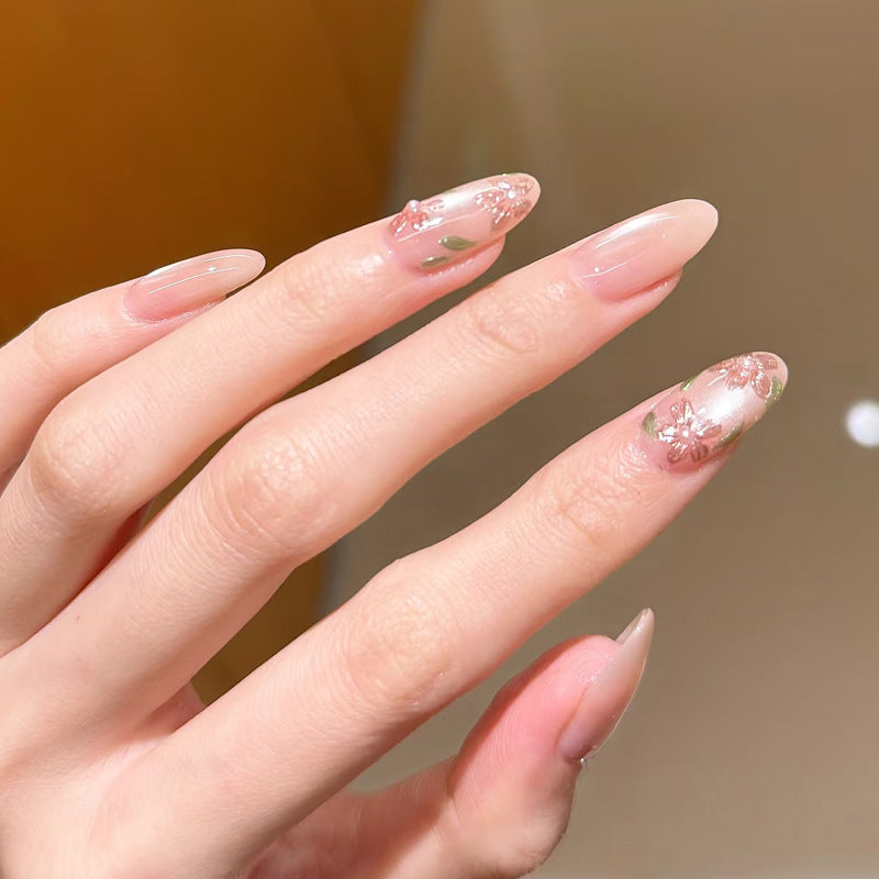 Elegant Floral Nail Art Kalsten