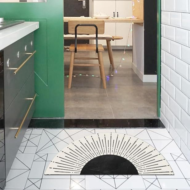 Artistic Geometric Kitchen Rug Kalsten