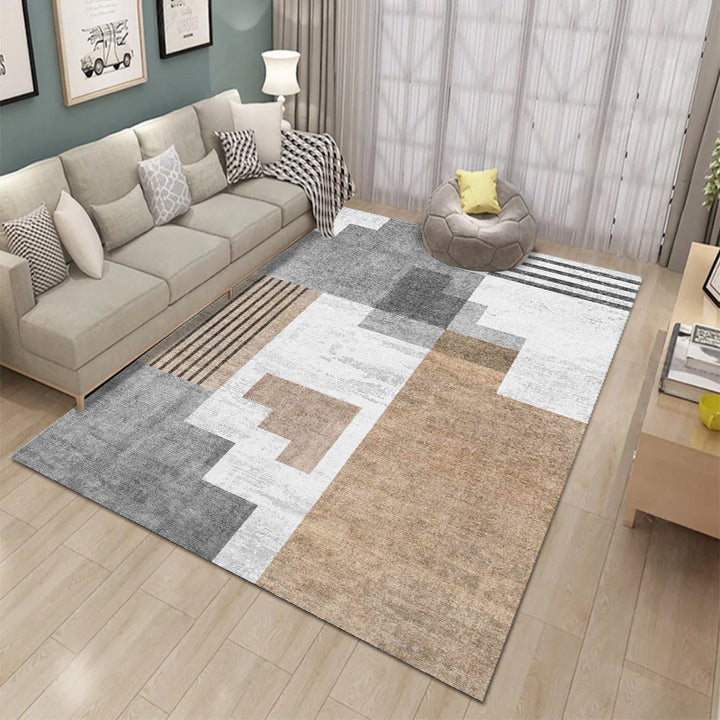 Modern Geometric Pattern Area Rug Kalsten