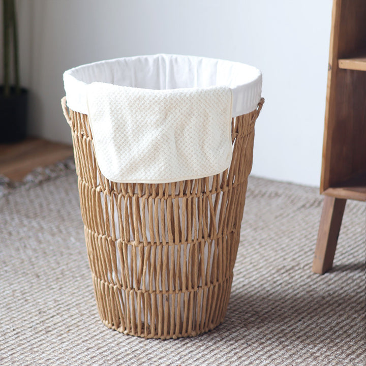 Stylish laundry basket with lid Kalsten