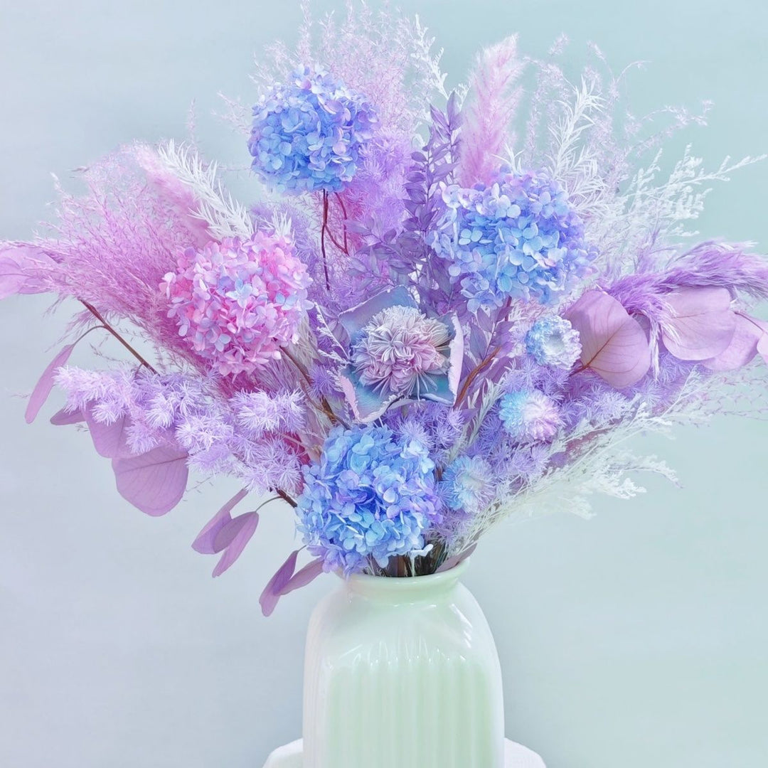 Vibrant Artificial Floral Bouquet with Decorative Accents