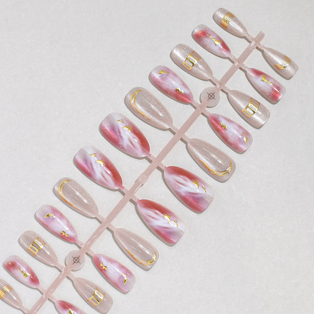 Versatile Nail Art Press-On Set Kalsten