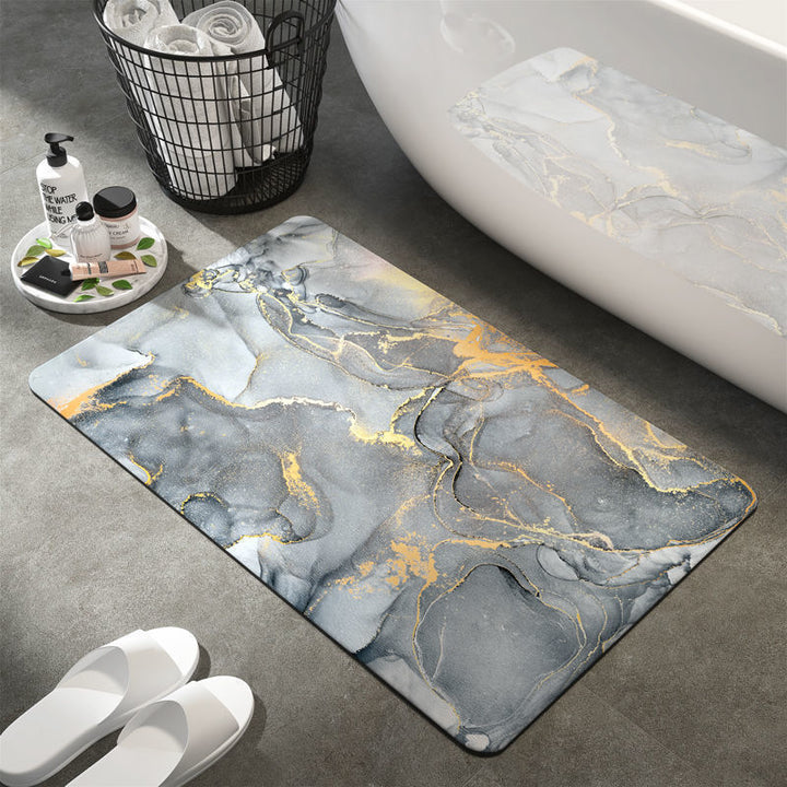 Artistic Abstract Bath Mat