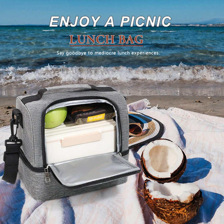 Insulated Multi-Compartment Food Carrier