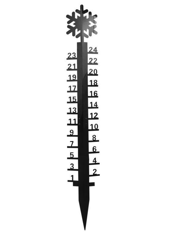 Skiing-Themed Growth Chart