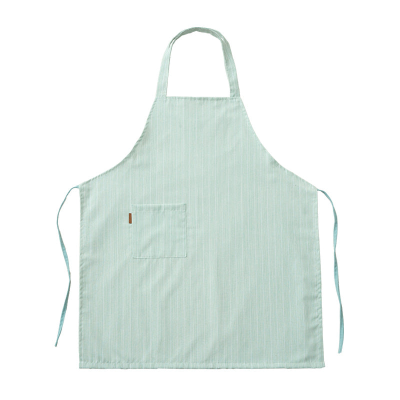 Cotton-linen cooking apron with pocket and adjustable neck strap Kalsten