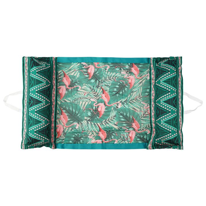 Ladies Inflatable Relaxation Lounge with Colorful Plant Pattern Kalsten
