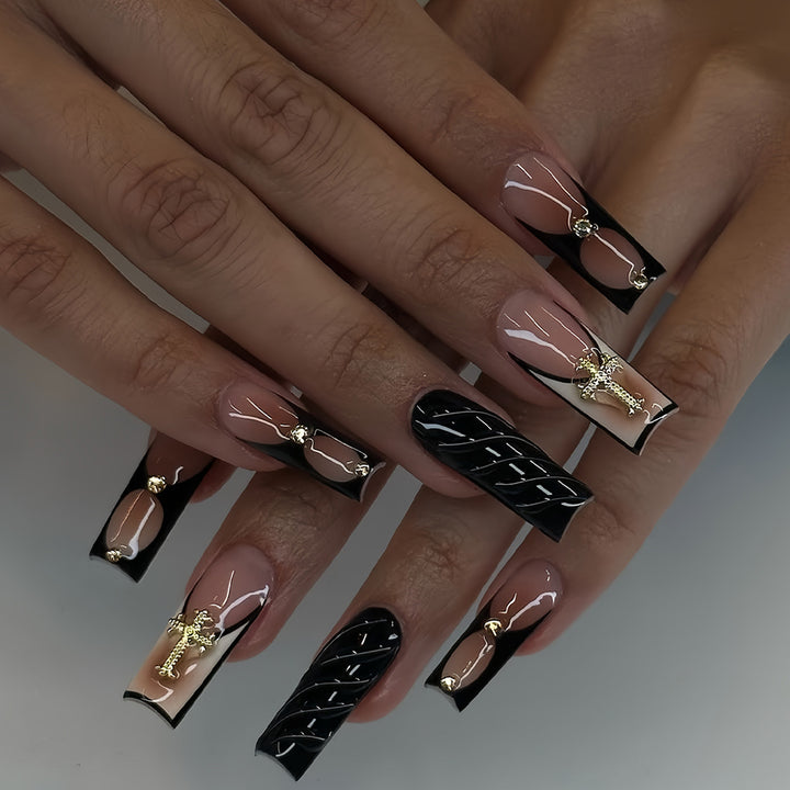 Stylish Decorative Press-On Nail Art Kalsten