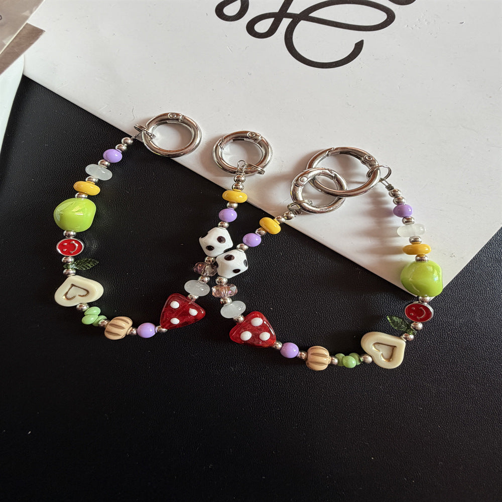 Colorful Beaded Charm Keychain Kalsten 1790135409