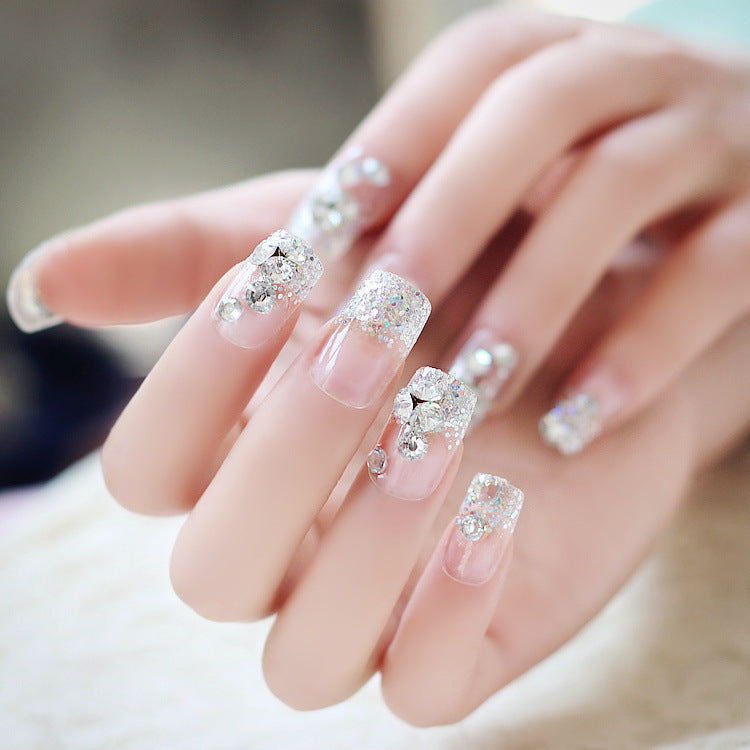 Rhinestone-Encrusted Press-On Nail Art Kit Kalsten