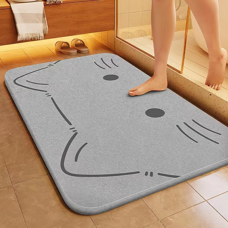 Cute Cartoon Animal Bath Mat