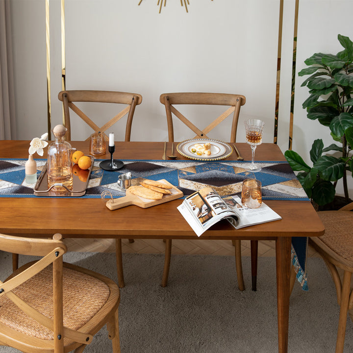 Geometric Pattern Table Runner