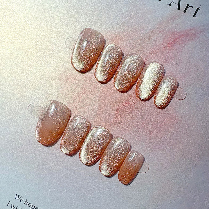 Classic French Tip Press-On Nail Set Kalsten