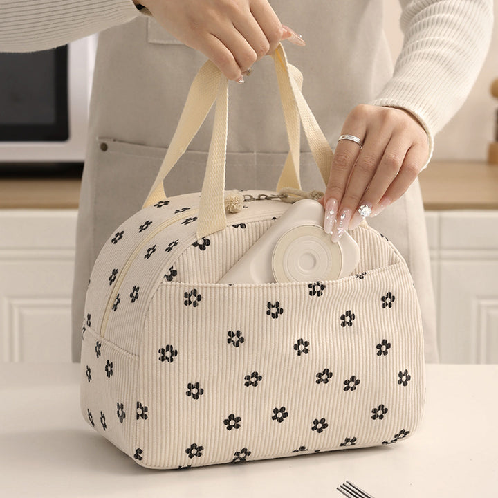 Insulated Floral Print Lunch Bag Kalsten