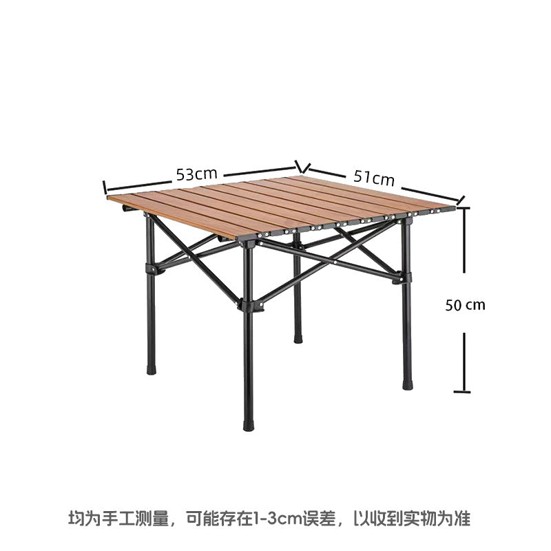 Folding Table With Sturdy Wooden Top Kalsten