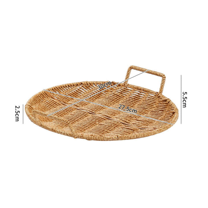 Handwoven Decorative Serving Basket Kalsten