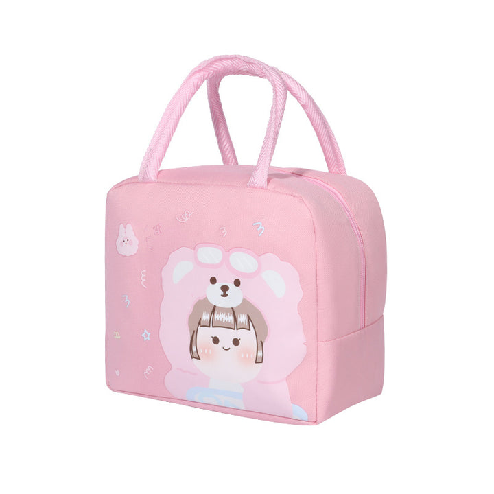 Cartoon-Themed Insulated Lunch Bag