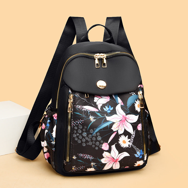 Floral Print Backpack Kalsten