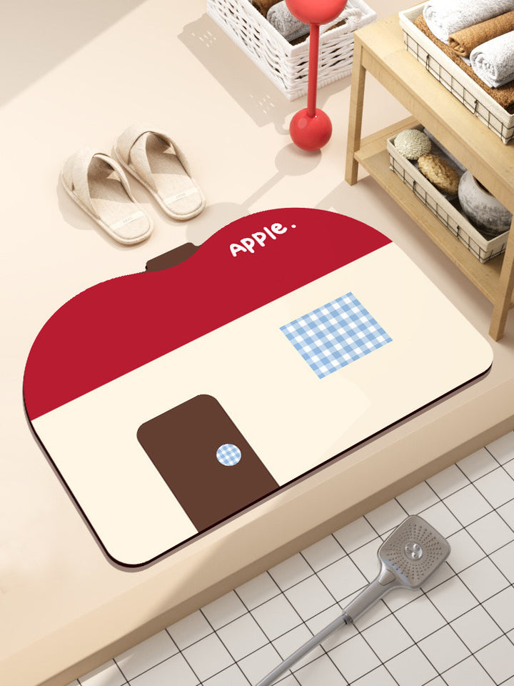 Fun Hamburger-Themed Bath Mat Kalsten