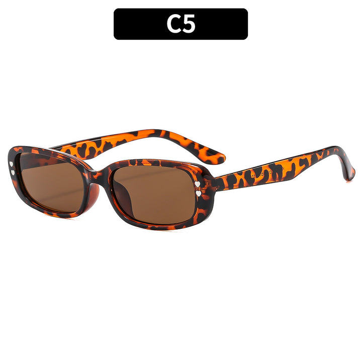 Classic Style Vintage-Inspired Square Frame Sunglasses