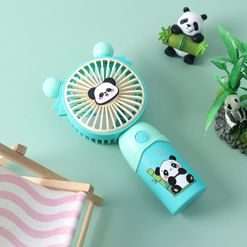Unisex Portable Panda Fan with Integrated Spray Function Kalsten