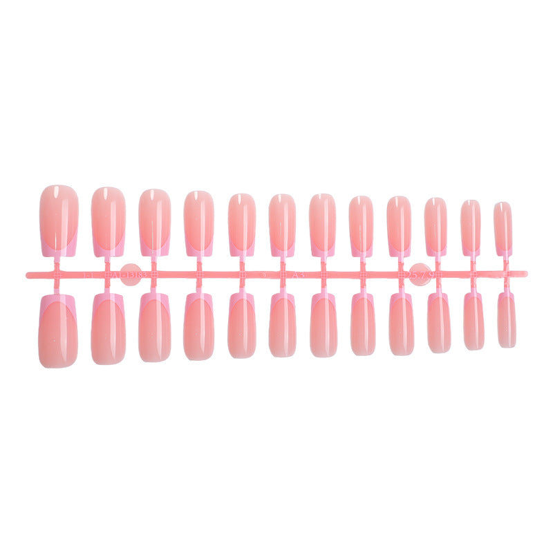 Artificial nail set with French tips Kalsten