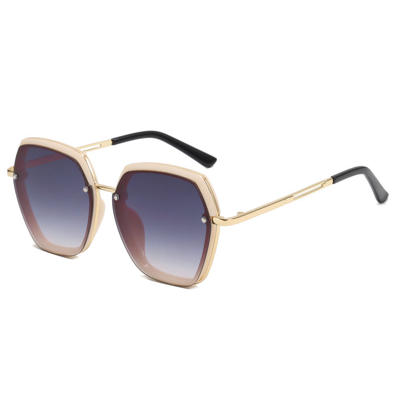 Women's fashionable sunglasses in trendy hexagon design Kalsten