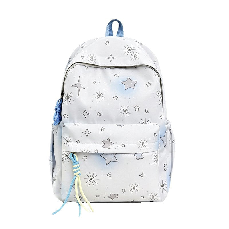 Starry Print Backpack Kalsten
