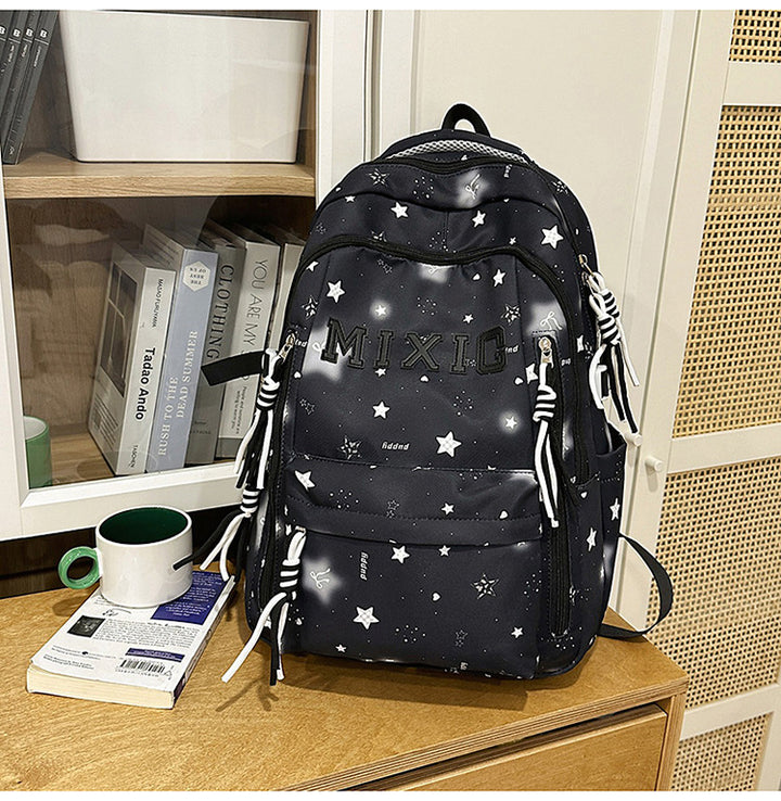 Trendy Illustrated Graphic Backpack Kalsten